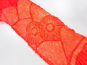 正絹　絞り　帯揚げ